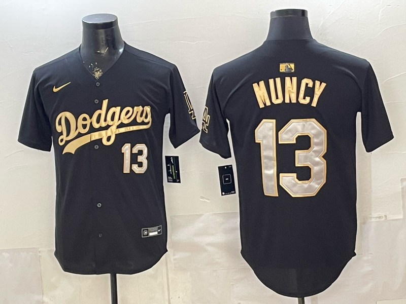 Men Los Angeles Dodgers #13 Muncy black Game 2026 Nike MLB Jersey 4014004